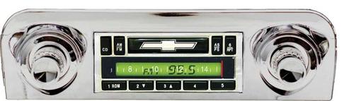 1959-60 Full Size Chevrolet And El Camino Chrome Face 300W Am/Fm Stereo Radio