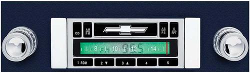 63-64 Full Size Chevrolet Chrome Face 300W Am/Fm Stereo Radio