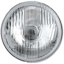 5-3/4" Round Stock Style H4 Halogen Conversion Headlamp; High/Low; Glass Lens