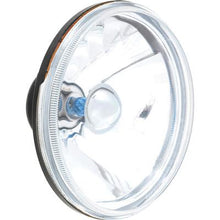 7" Round Diamond Cut Headlamp; H4 Halogen; High/Low; Glass Lens