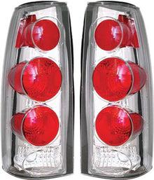1988-99 GM Truck Euro G2 Series Chrome Tail Lamps with Clear Lens