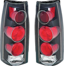 1988-99 GM Truck Euro G2 Series Black Tail Lamps with Clear Lens