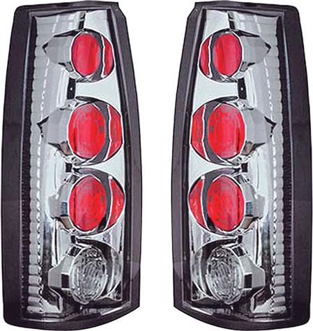 1988-99 GM Truck Euro G1 Series Chrome Tail Lamps with Smoked Lens
