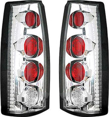 1988-99 GM Truck Euro G1 Series Chrome Tail Lamps with Clear Lens