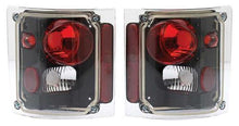 1973-91 GM Truck Black G-I Series Euro Tail Lamps