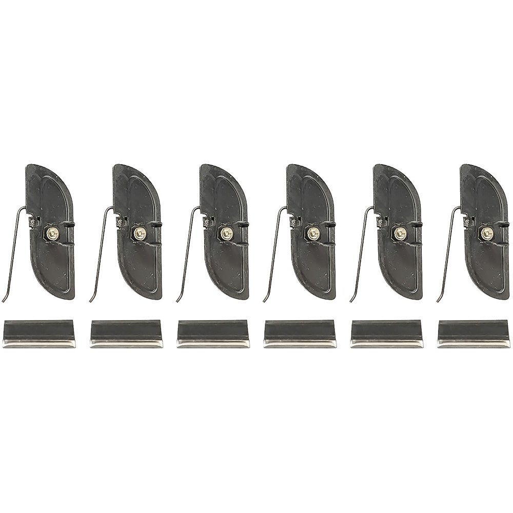 N6804 - 1968-74 Chevy II; Nova; Rocker Panel Molding Clip Set; LH & RH