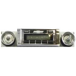 1968-76 Nova AM/FM Radio with Aux Input 200W Chrome Face