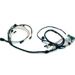 1971 Chevy Nova; Engine Wiring Harness; 8 Cylinder; 307ci, 350ci, with Auto Trans; with Factory Gauges