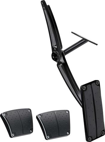 1967-69 Camaro, Firebird; 68-74 Nova; Lokar Billet Throttle Pedal Assembly with Manual Transmission Pedal Covers; Black 