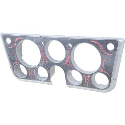 1967-72 Chevrolet/GMC Truck Clayton Machine Works Gauge Bezel withPinstriped Aluminum Finish