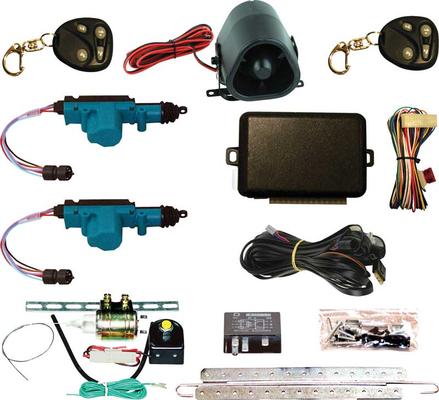 Universal Power Door Lock and Trunk Release Conversion Set with Alarm