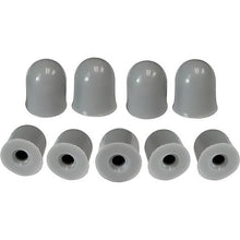 1967-68 Mustang; Tail Lamp and Rear Side Marker Lamp Screw Protector Cap Set; 9 Pieces