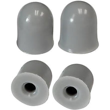 1968 Mustang; Rear Side Marker Lamp Screw Protector Cap Set; 4 Pieces