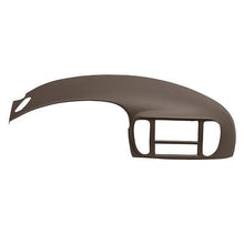 1999-02 F-Series Truck; w/ Climate Control; Molded ABS Instument Panel Cover; Dark Brown