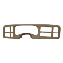 1999-02 Chevrolet, GMC Truck; Molded ABS Instument Panel Cover; Light Brown
