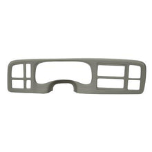 1999-02 Chevrolet, GMC Truck; Molded ABS Instument Panel Cover; Light Gray