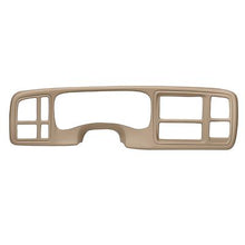 2003-06 Chevrolet, GMC Truck; Molded ABS Instument Panel Cover; Medium Brown
