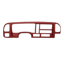 1995-96 Chevrolet, GMC Truck; Molded ABS Instument Panel Cover; Red