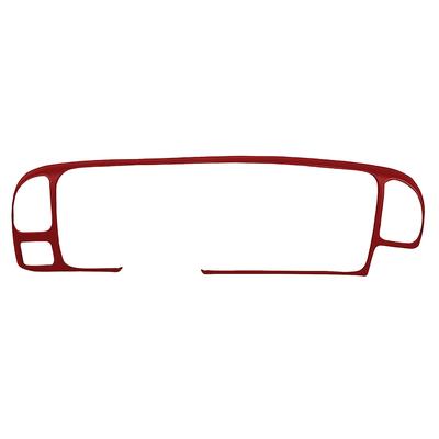 1997-00 Chevrolet, GMC Truck; Molded ABS Instrument Panel Cover; Red