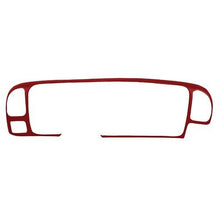 1997-00 Chevrolet, GMC Truck; Molded ABS Instrument Panel Cover; Red