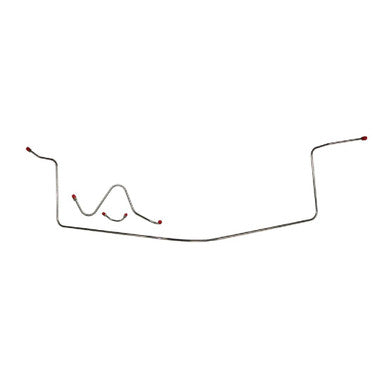 The Right Stuff 64 Bonneville Manual Drums Pre-Bent OE Steel 3 Piece Front Brake Line Kit - (PKT6401)