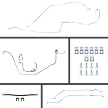 The Right Stuff 68 Firebird Front Disc Conversion Rear Drum Pre-Bent OE Steel Brake Line Kit - (POM68H2)