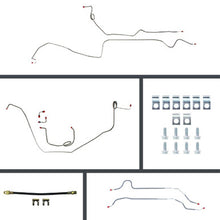 The Right Stuff 69 Firebird Front Disc Conversion Rear Drum Pre-Bent OE Steel Brake Line Kit - (POM69H2)