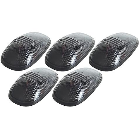 1999-2002 Dodge Style LED Hi-5 Cab Roof Light Kit, Smoke