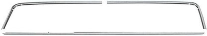 PW1093 - 1967-72 Chevrolet, GMC Truck; Rear Window Molding Set; with Large Window; Stainless Steel; 6 Piece Set