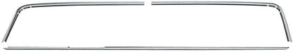 PW1093 - 1967-72 Chevrolet, GMC Truck; Rear Window Molding Set; with Large Window; Stainless Steel; 6 Piece Set