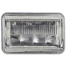 Quake LED Classic Tech Series; 4" x 6" Replacement LED Headlight with RGB Accent; Single