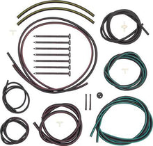 1968 Camaro; Rally Sport Headlight Hose Set; with Color Hoses; Diagram Included