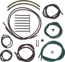 1969 Camaro Rally Sport Headlight Hose Set; with Color Hoses; Diagram Included