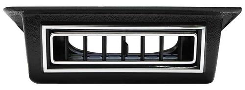 Under Dash Louver Black Pod w/ Chrome Louver for 2.5-Inch Hose