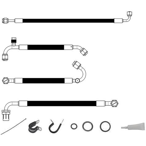 1965-66 Ford F-Series Truck; Vintage Air SureFit Standard Reduced Barrier Hose Kit