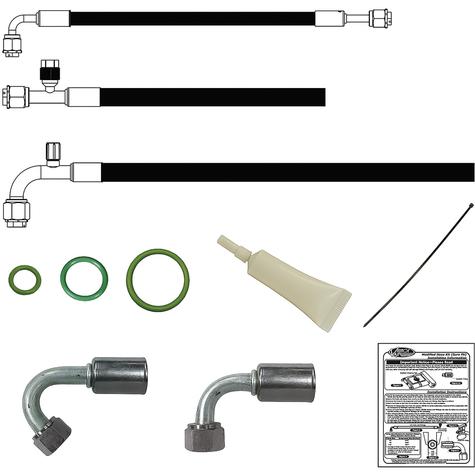 1964.5-70 Mustang, Cougar; Vintage Air SureFit Modified Reduced Barrier Hose Set