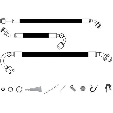 1961-62 Impala; w/ Factory Air; Vintage Air SureFit Standard Reduced Barrier Hose Kit