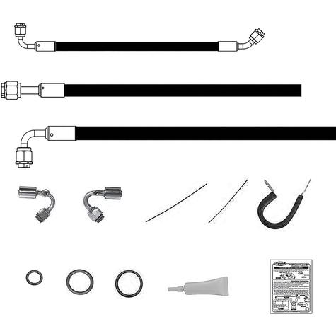 1955-56 Bel Air, Two-Ten, One-Fifty; Vintage Air SureFit Modified Reduced Barrier Hose Kit