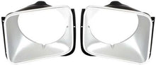 1975-78 Nova Std Headlamp Bezel Set Silver