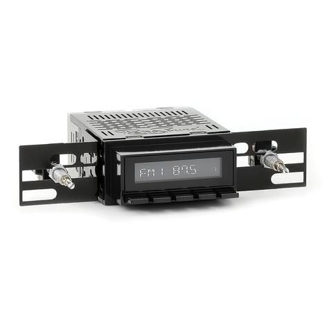 RetroSound Laguna Series Radio - Black Face/Black Buttons
