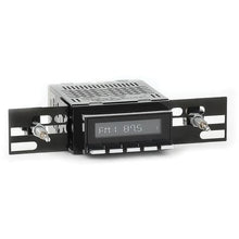 RetroSound Long Beach Series Radio - Black Face/Chrome Buttons; Without Knobs or Faceplate