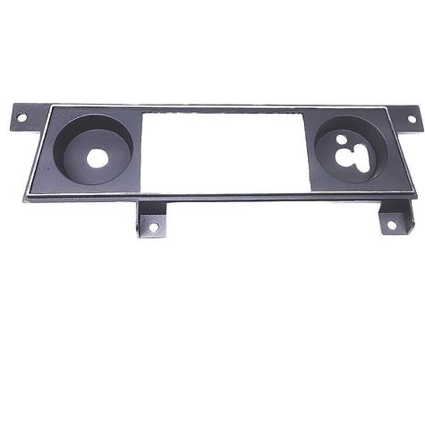 1968-69 Oldsmobile Cutlass, 442; Radio Bezel; Black W/Chrome Accent