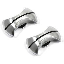 1968 Oldsmobile Cutlass, 442, F85; Outer Radio Knobs; Chrome with Black Stripe