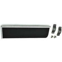 1967 Chevrolet Impala, Full Size; Radio Delete Plate; Black Pebble Grain With Chrome Edge