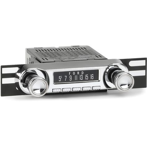 1961-66 F-Series Truck, 1966-77 Bronco; Huntington Radio; Long Beach Motor; Chrome Knob Set
