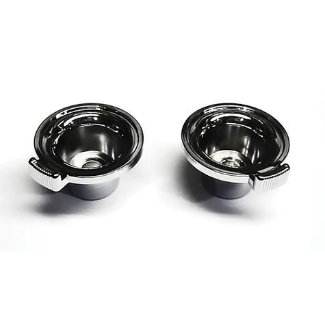 1970-72 Chevrolet Chevelle, El Camino, Monte Carlo, S.S. Models;Chrome  Inner Stereo Radio Knobs; Pair