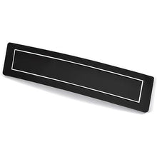 1969 Chevrolet Chevelle, El Camino; Plate; Radio Delete; Black W/Chrome Accent