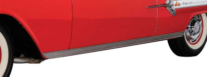 RD7012 - 1959-60 Chevrolet Impala; Rocker Panel Moldings; Stainless Steel;