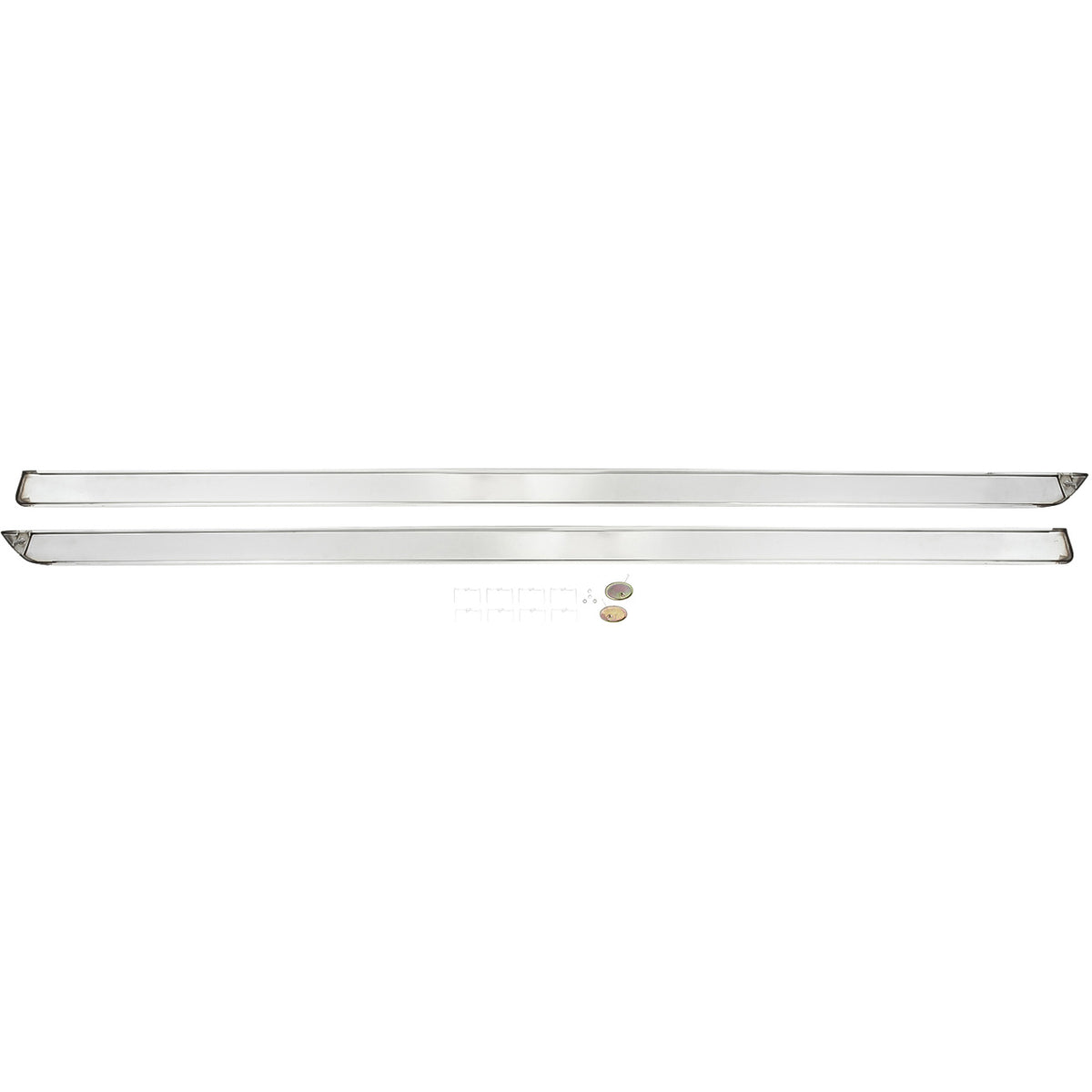 RD7013 - 1961 Chevrolet Impala; Rocker Panel Moldings; Stainless Steel;
