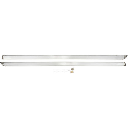 RD7013 - 1961 Chevrolet Impala; Rocker Panel Moldings; Stainless Steel;